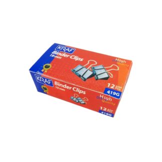 KRAF BINDER CLIPS 19 MM 419G 12Lİ