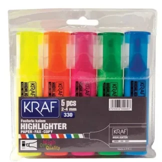 KRAF FOSFORLU KALEM 5 Lİ SET 330-5