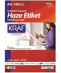 KRAF LASER ETİKET 99.1 X 38.1 MM KF-2014