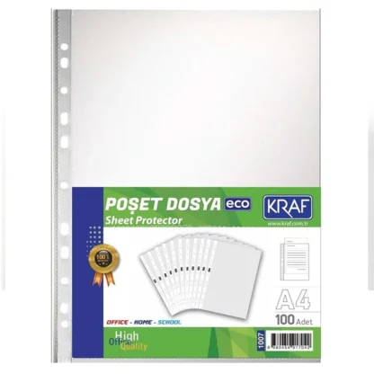 KRAF POŞET DOSYA A4 ECO 100LÜ 1007