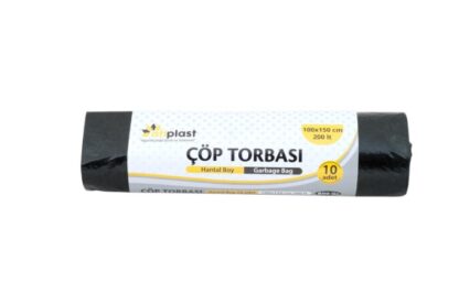 ATİPLAST HANTAL SİYAH ÇÖP TORBSI 100X150 800GR(10)